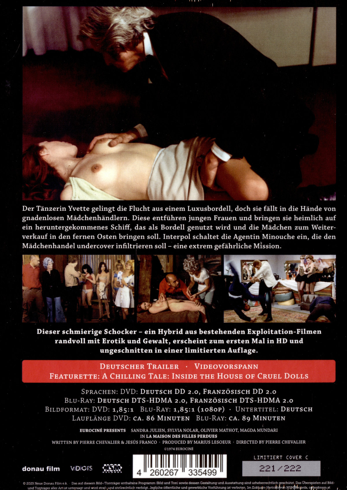 Schiff der gefangenen Frauen - Uncut Mediabook Edition  (DVD+blu-ray) (C)