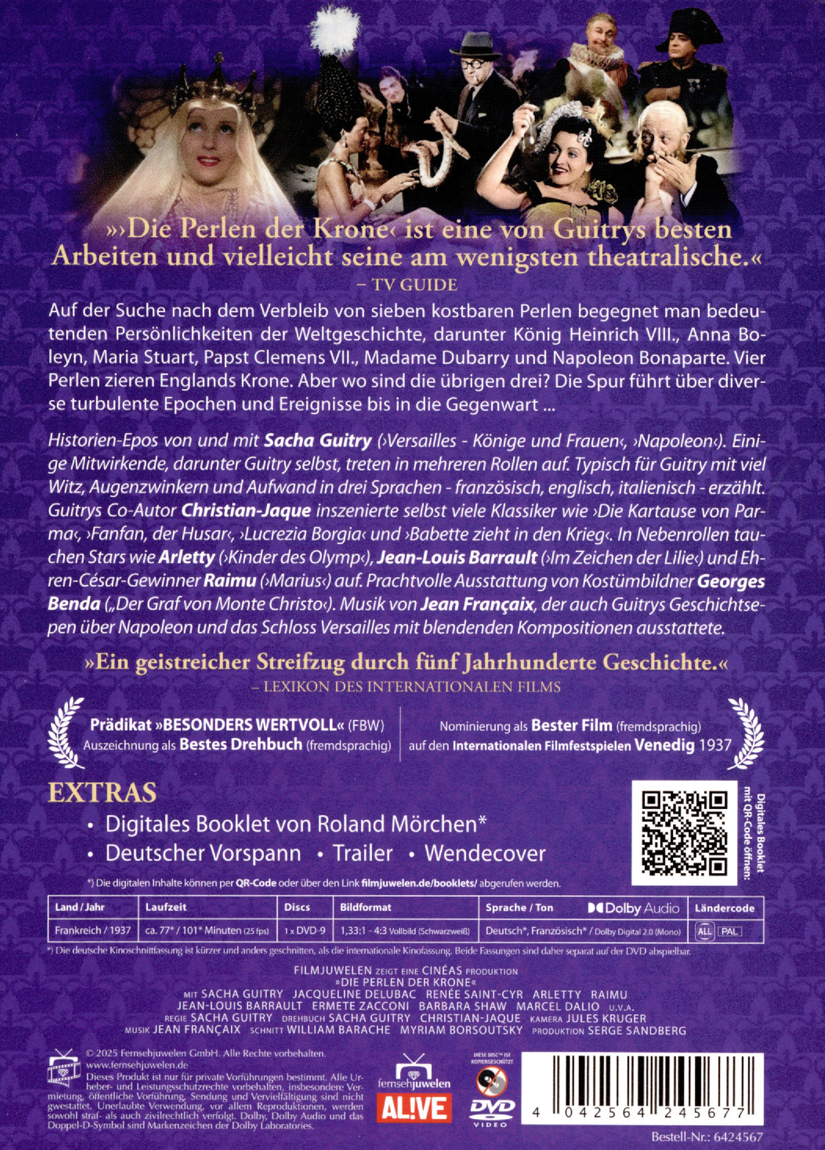 Die Perlen der Krone (Filmjuwelen)  (DVD)