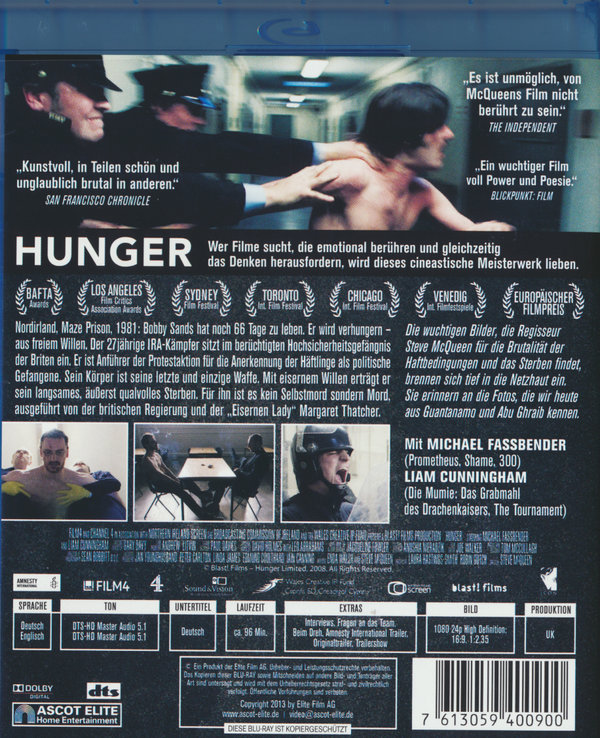 Hunger (blu-ray)