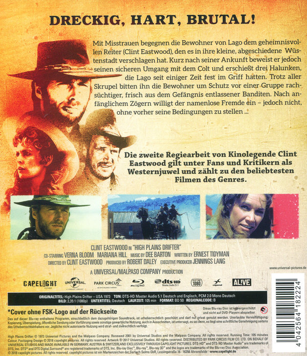 Ein Fremder ohne Namen - Uncut Edition (blu-Ray)