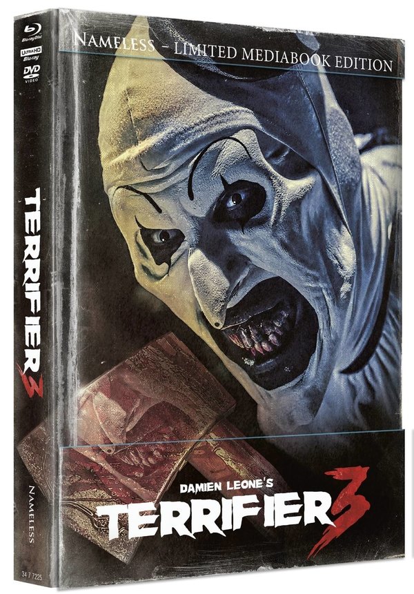 Terrifier 3 - Uncut Mediabook Edition  (4K Ultra HD+blu-ray+DVD) (G)