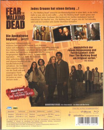 Fear the Walking Dead - Die komplette erste Staffel - Uncut (blu-ray)