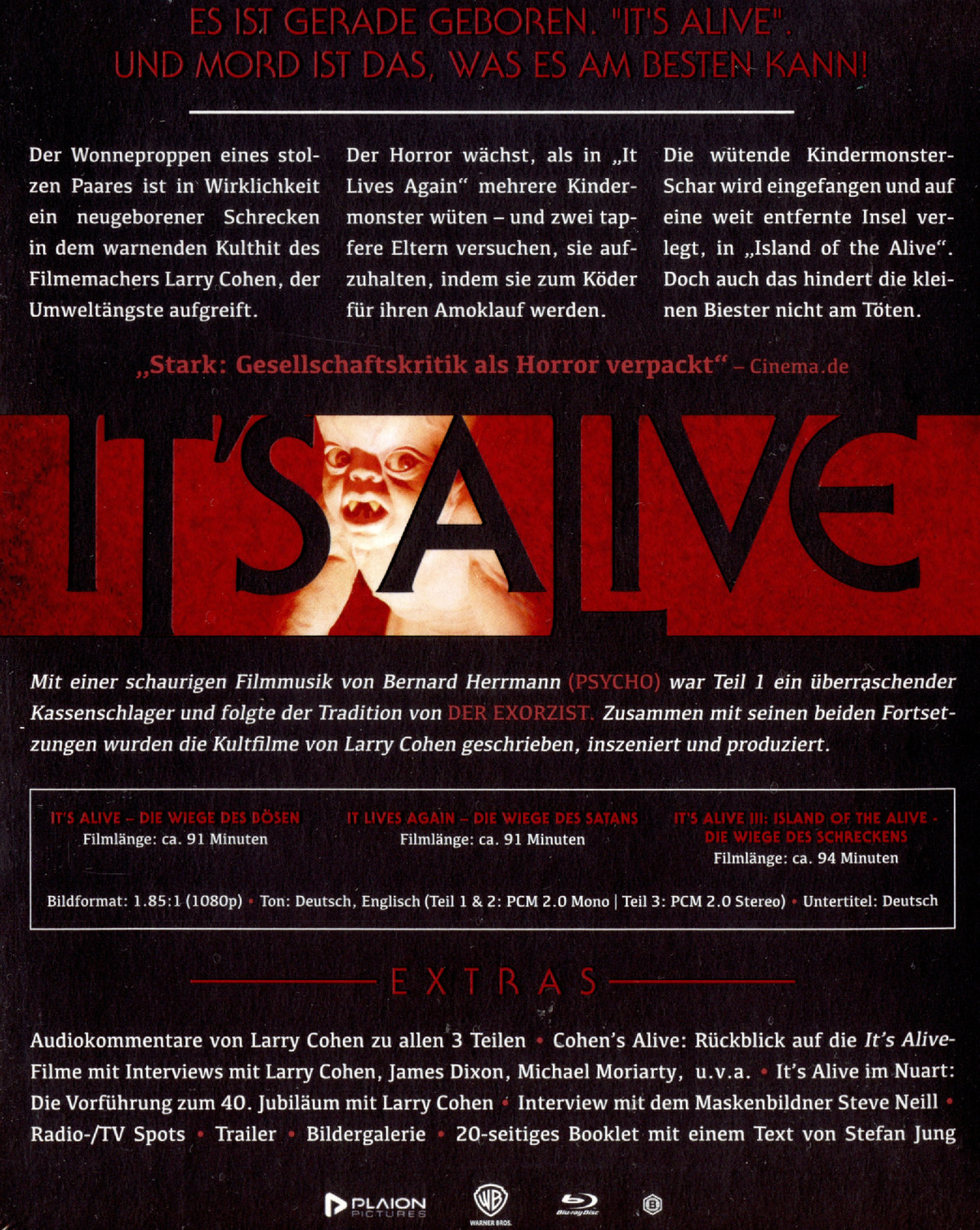 It's Alive -Trilogie  [3 BRs]  (Blu-ray Disc)