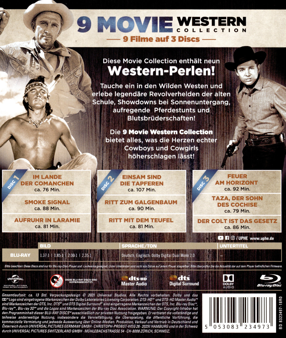 9 Movie Western Collection - Vol. 3 (blu-ray)