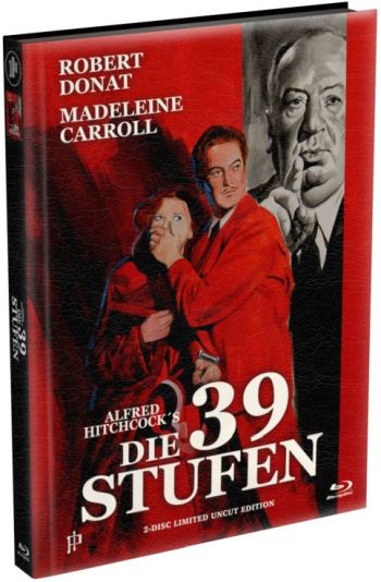 39 Stufen, Die - Alfred Hitchcock - Uncut Mediabook Edition (DVD+blu-ray)