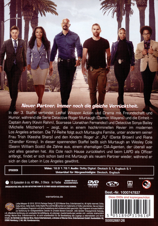 Lethal Weapon - Staffel 3