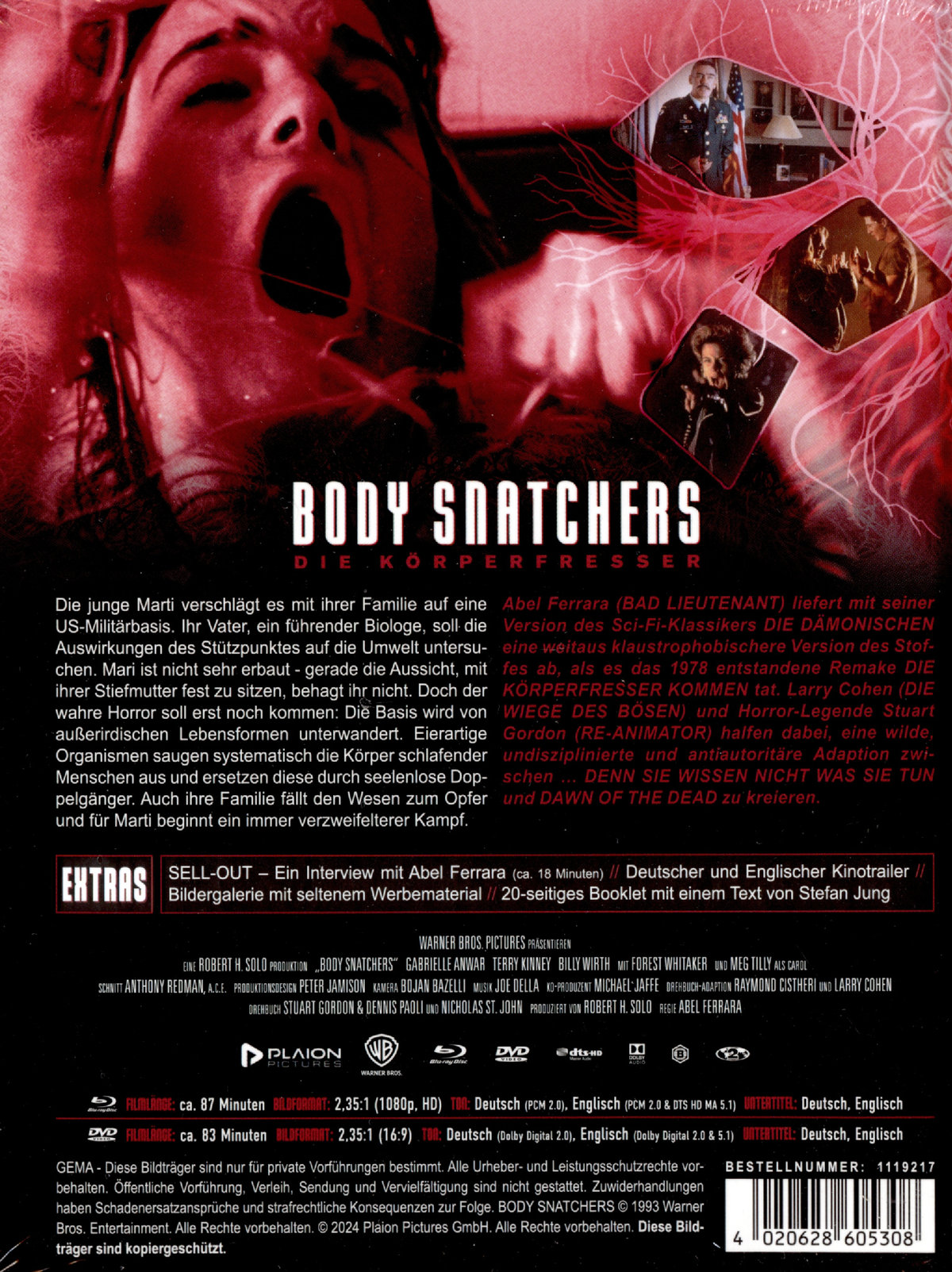 Body Snatchers - Uncut Mediabook Edition  (DVD+blu-ray)