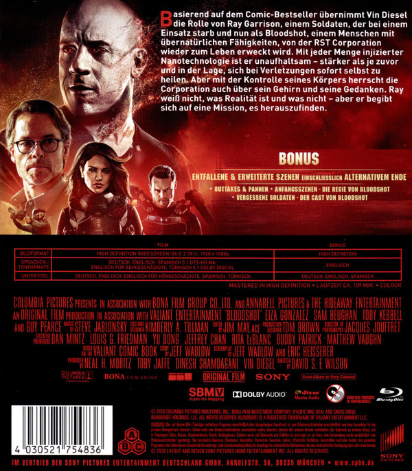 Bloodshot (blu-ray)