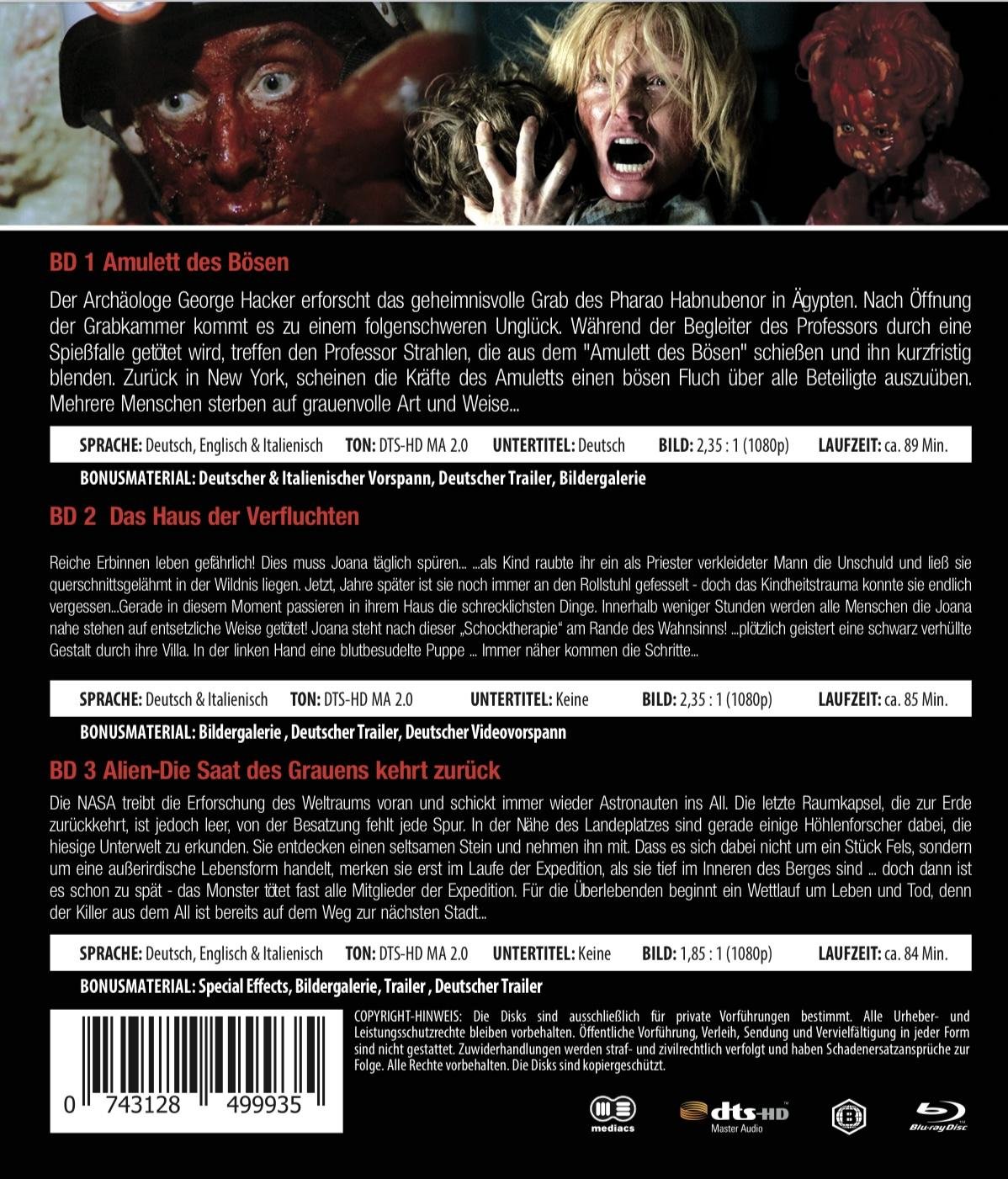 HORROR BLU-RAY BUNDLE NR. 16  [3 BRs]  (Blu-ray Disc)