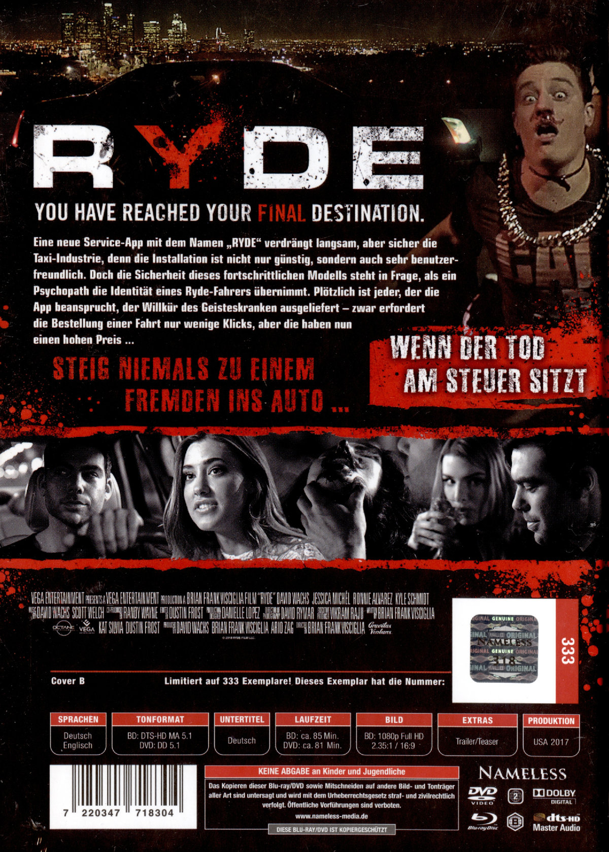 Ryde - Uncut Mediabook Edition (DVD+blu-ray) (B)