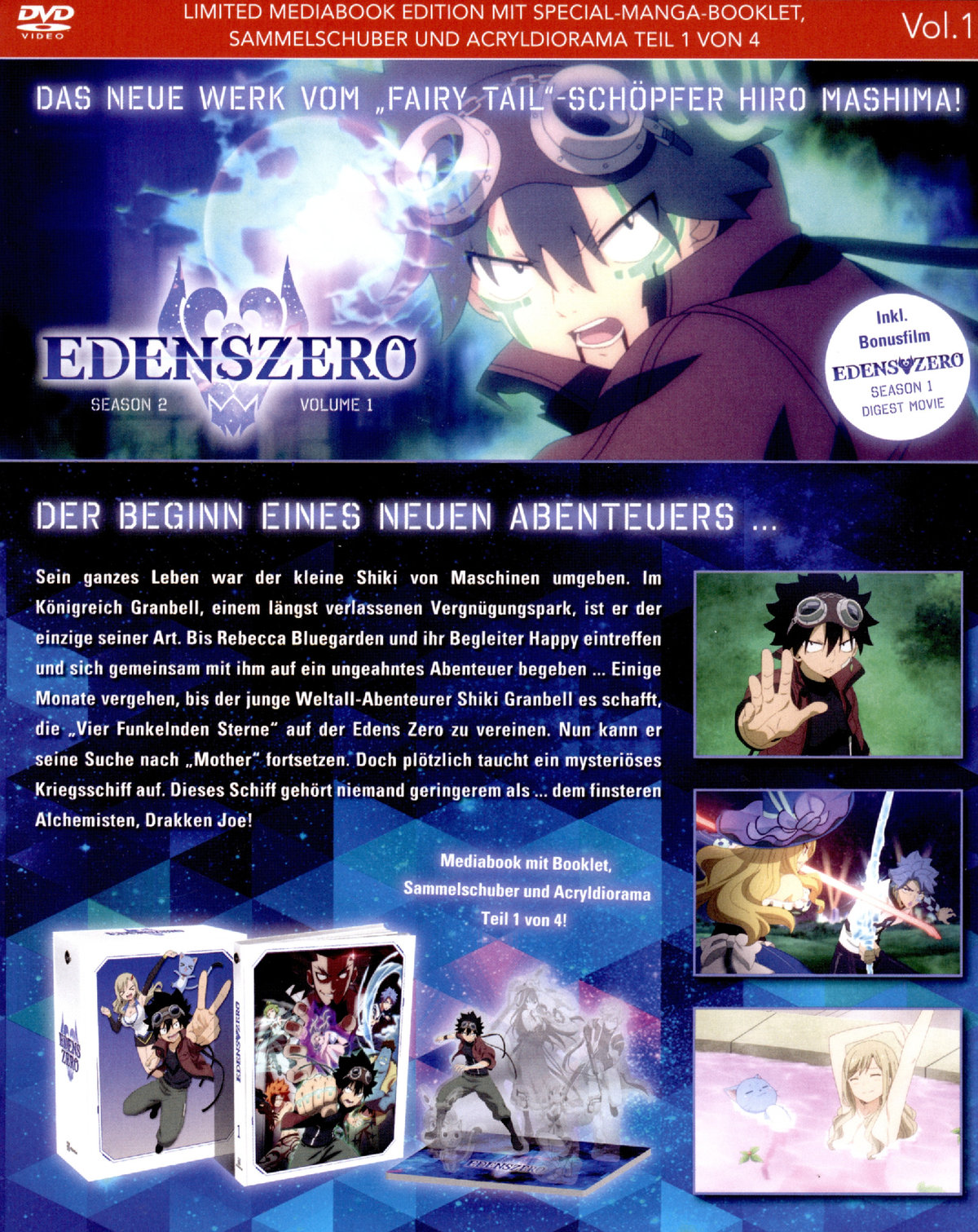 Edens Zero Season 2 Vol.1  (DVD)