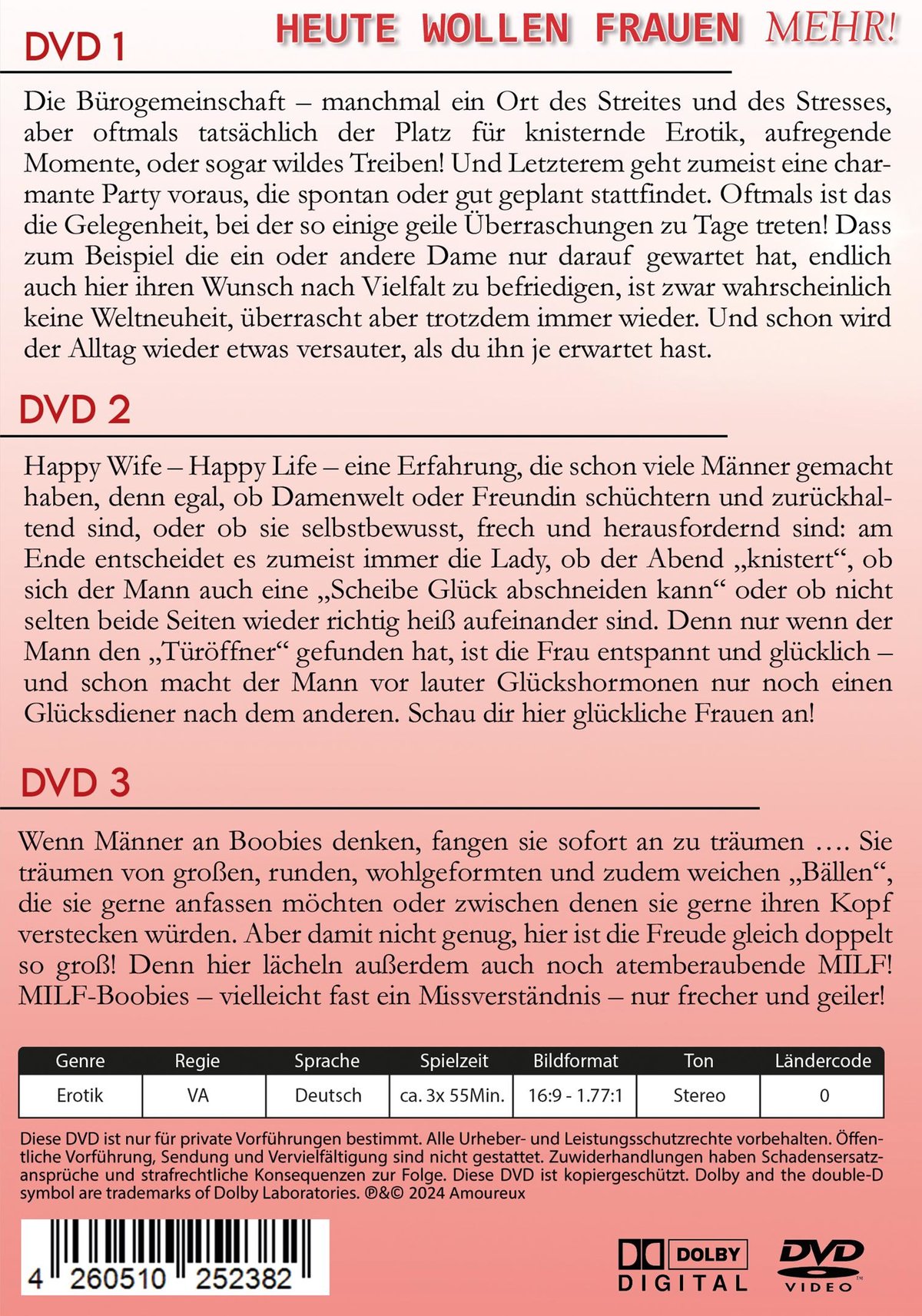 Heute wollen Frauen mehr!  [3 DVDs]  (DVD)