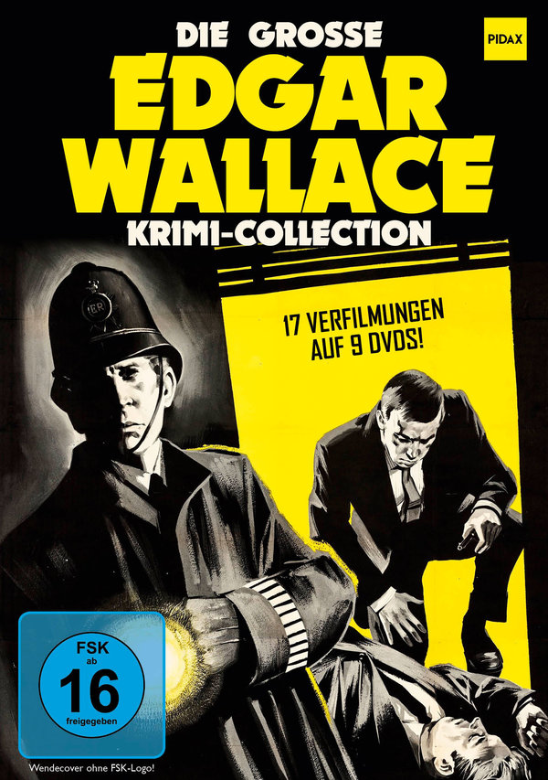 Die große Edgar Wallace Krimi-Collection / 17 Verfilmungen der beliebten Edgar-Wallace-Krimis (Pidax Film- und Hörspielverlag)  [9 DVDs]  (DVD)