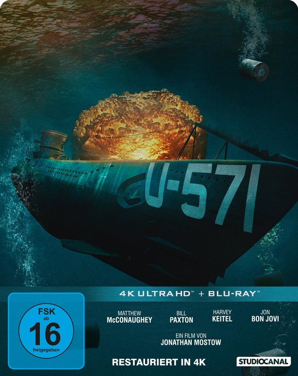 U-571 - Limited Steelbook Edition  (4K Ultra HD+blu-ray)