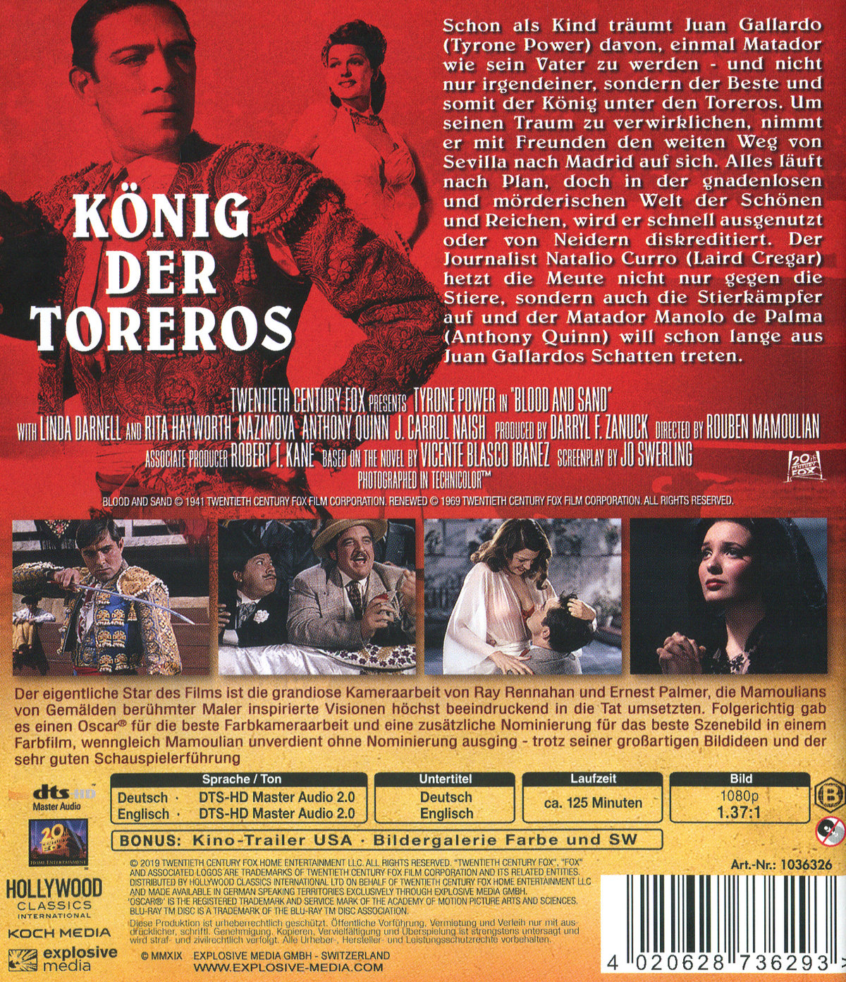 König der Toreros - Blood and Sand (blu-ray)