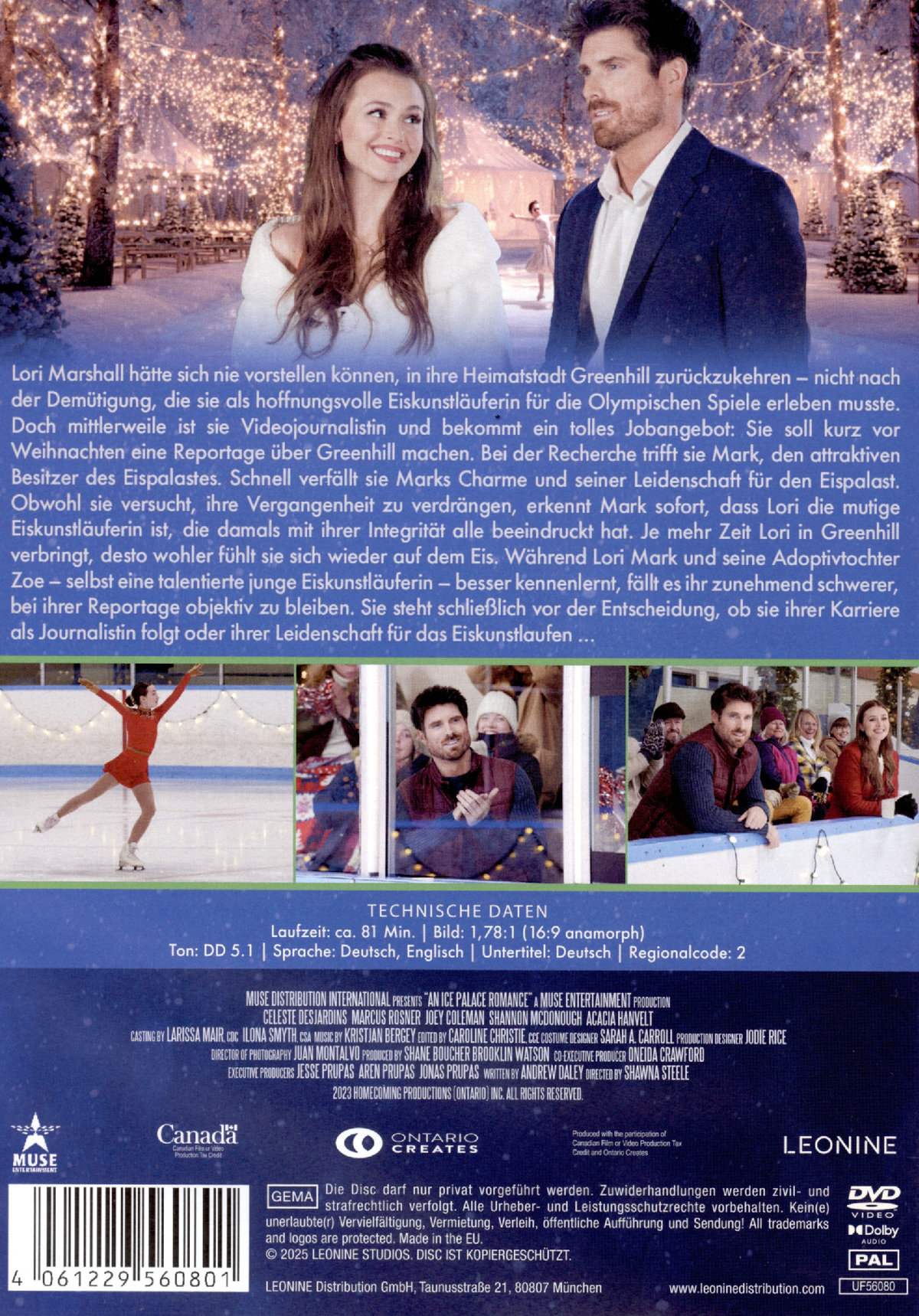 Love on Ice - Weihnachtszauber im Eispalast  (DVD)
