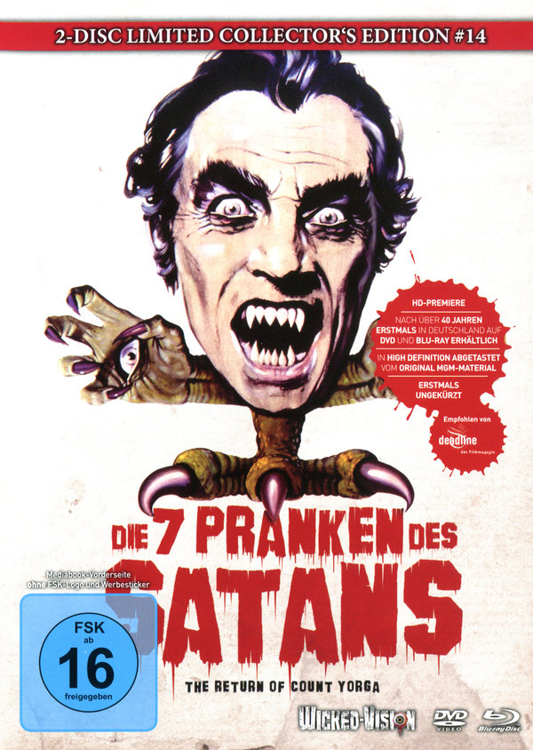 Sieben Pranken des Satans, Die - Uncut Mediabook Edition (DVD+blu-ray) (A)