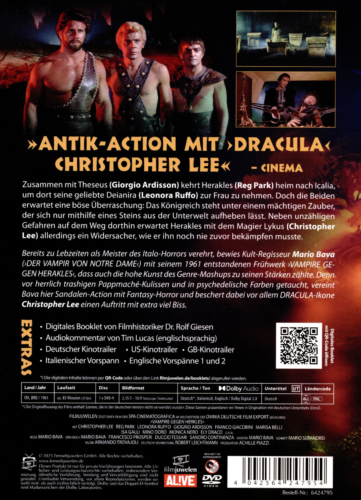Vampire gegen Herakles (Filmjuwelen)  (DVD)