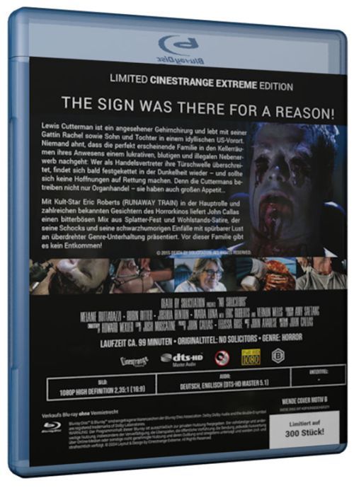 No Visitors - Uncut Edition (blu-ray)