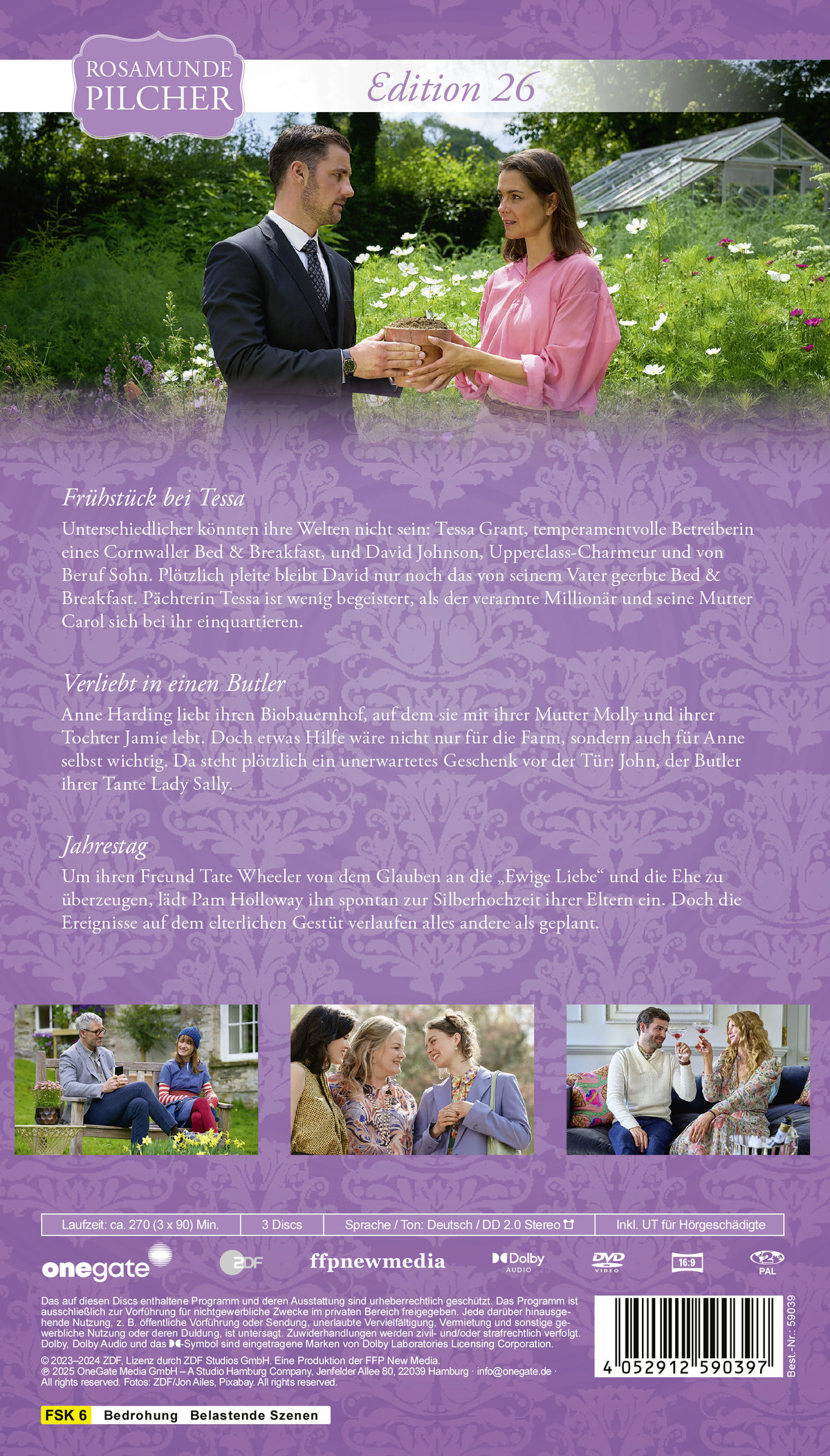 Rosamunde Pilcher Edition 26  [3 DVDs]  (DVD)