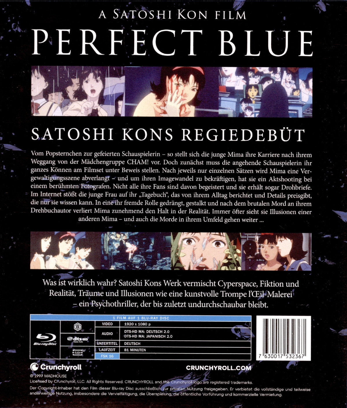 Perfect Blue - The Movie  (Blu-ray Disc)
