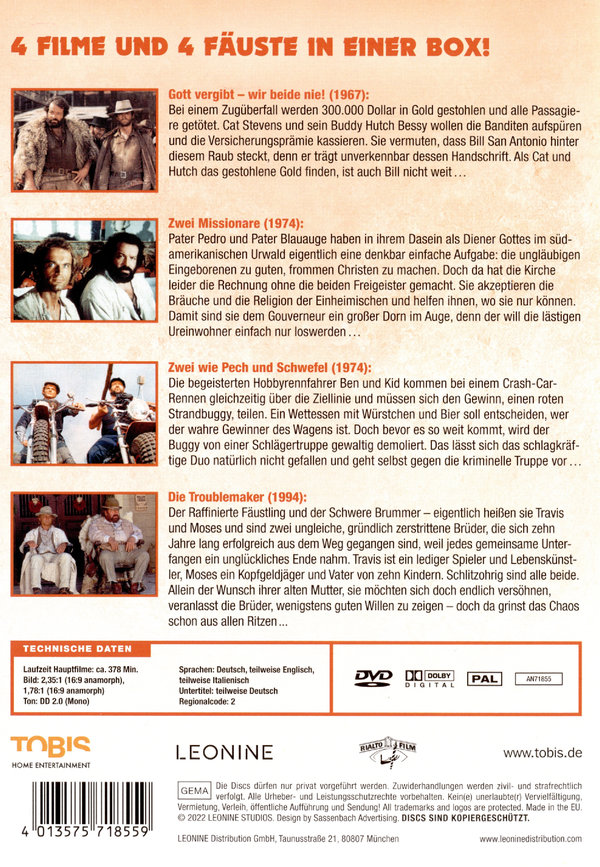 Bud Spencer und Terence Hill Box, Die