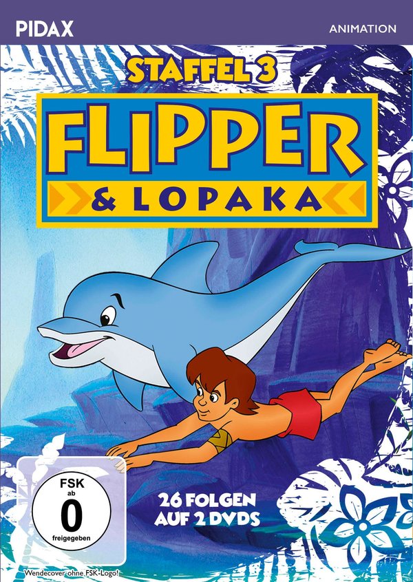 Flipper & Lopaka, Staffel 3 / Weitere 26 Folgen der Zeichentrickserie über den allseits beliebten Delfin (Pidax Animation) [2 DVDs]  (DVD)