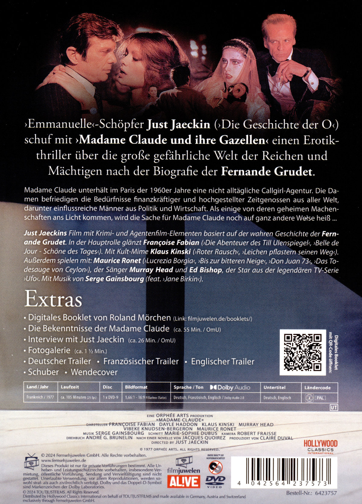 Madame Claude und ihre Gazellen (Filmjuwelen)  (DVD)