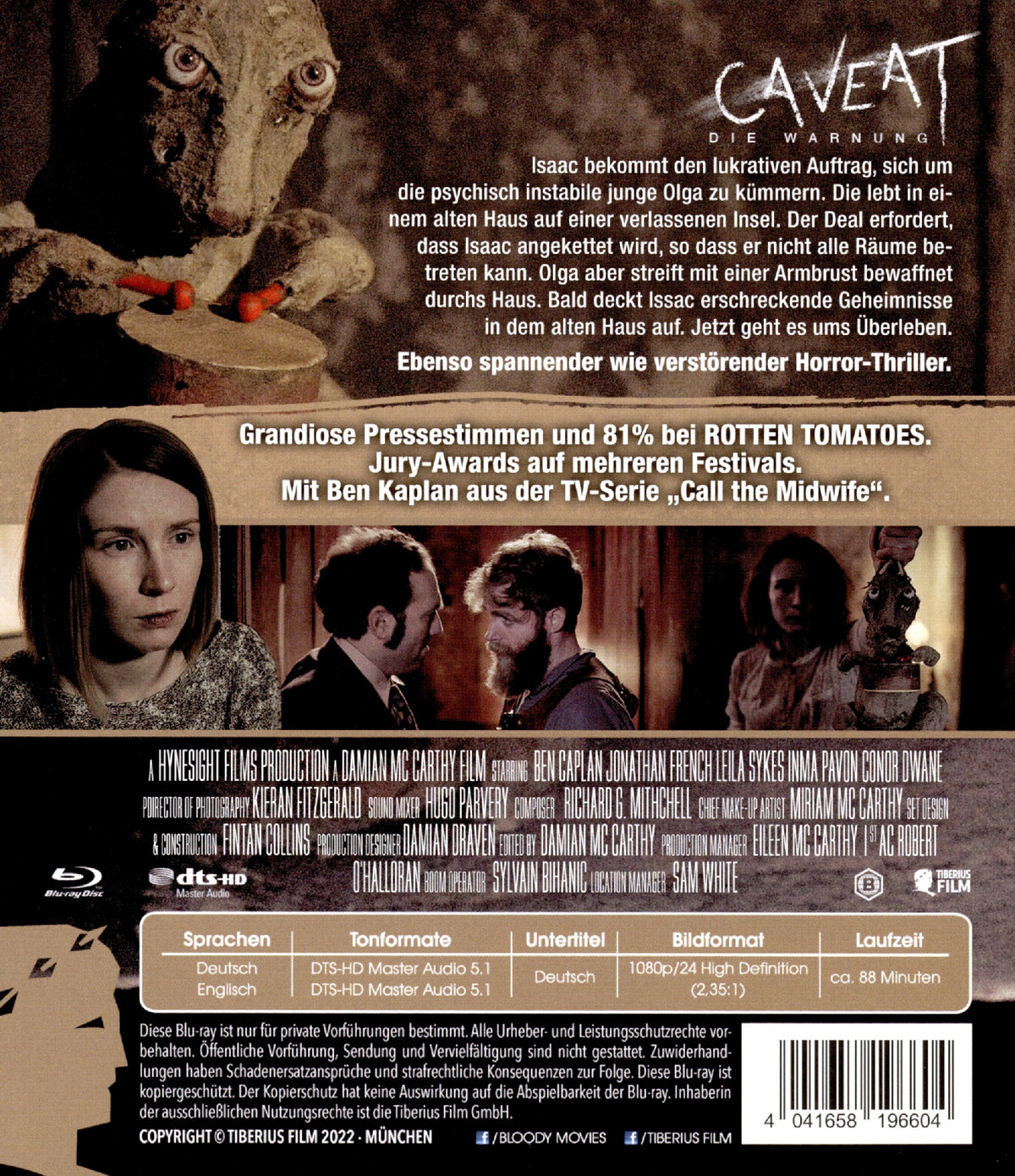 Caveat - Die Warnung (blu-ray)