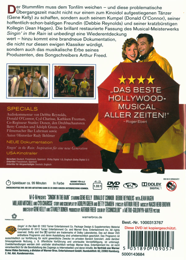 Singin' in the Rain  (DVD)