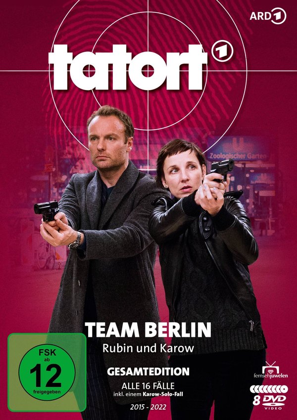 Tatort - Team Berlin: Rubin und Karow - Gesamtedition (Alle 16 Folgen mit Meret Becker & Mark Waschke) [8 DVDs]  (DVD)