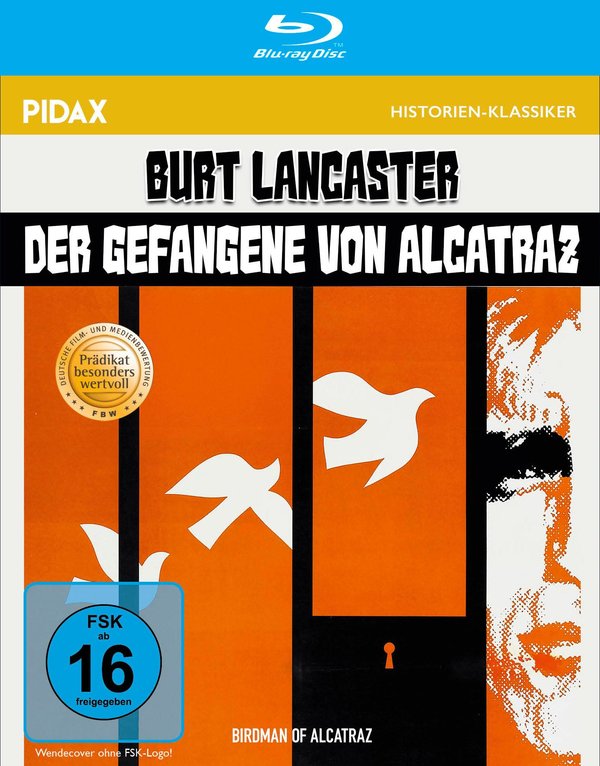 Der Gefangene von Alcatraz (Birdman of Alcatraz) / Mit dem Prädikat BESONDERS WERTVOLL ausgezeichneter Kultfilm mit Starbesetzung (Pidax Historien-Klassiker)  (Blu-ray Disc)