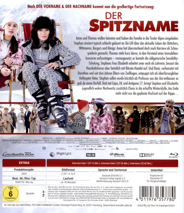 Der Spitzname  (Blu-ray) 