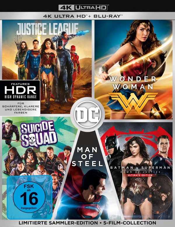 DC 5-Film-Collection (4K Ultra HD)