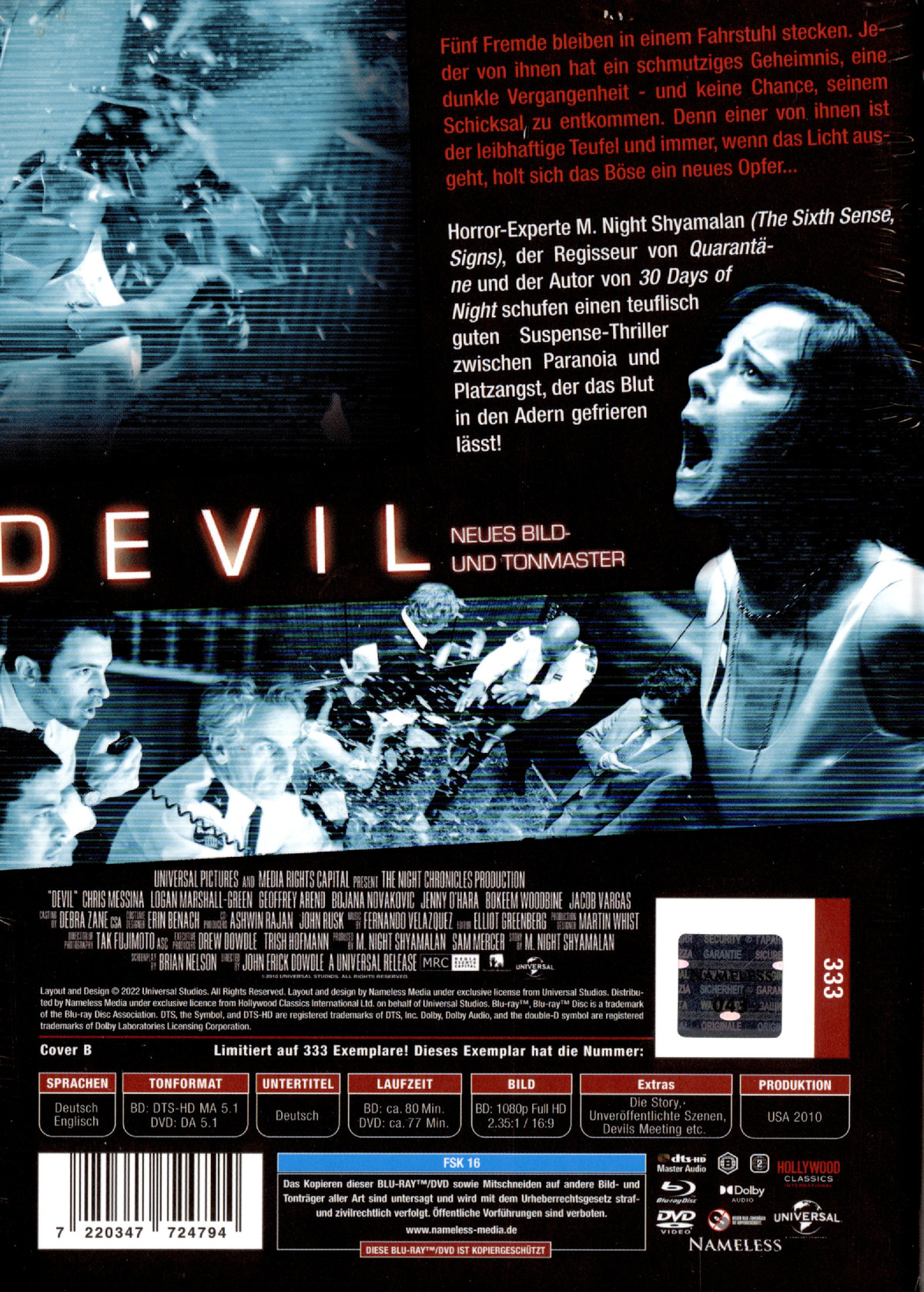 Devil - Uncut Mediabook Edition (DVD+blu-ray) (B)