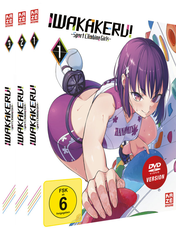 Iwakakeru Sport Climbing Girls - Gesamtausgabe - Bundle Vol.1-3  [3 DVDs]  (DVD)