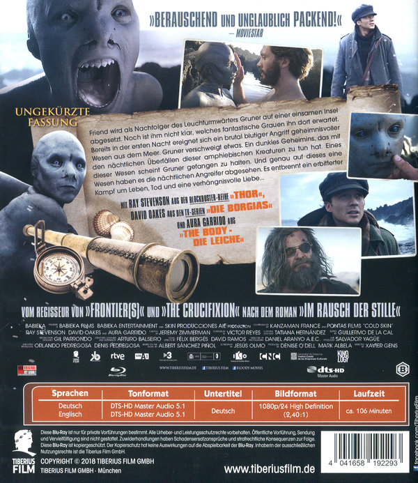 Cold Skin - Insel der Kreaturen (blu-ray)