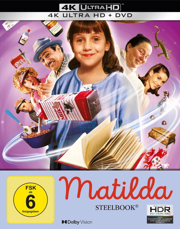 Matilda - Limitiertes Steelbook  (4K-Ultra HD+DVD)