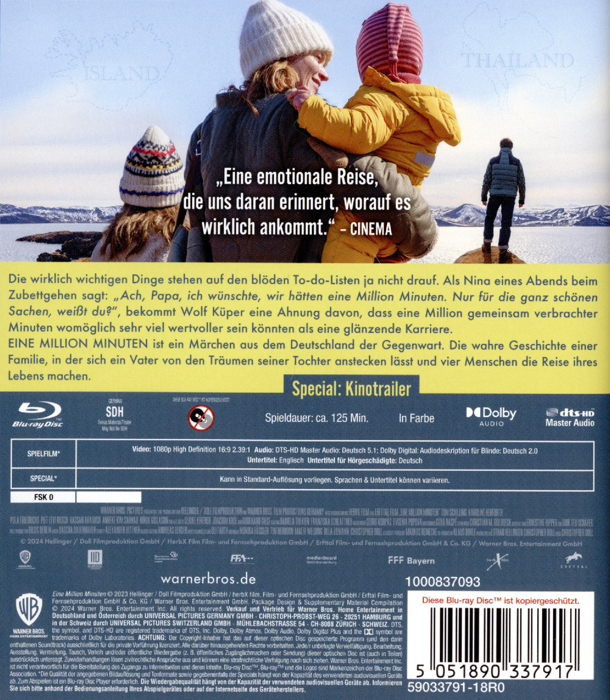 Eine Million Minuten  (Blu-ray Disc)