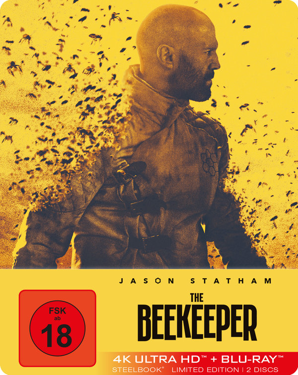 The Beekeeper - Limited Steelbook Edition  (4K Ultra HD) (+ Blu-ray)