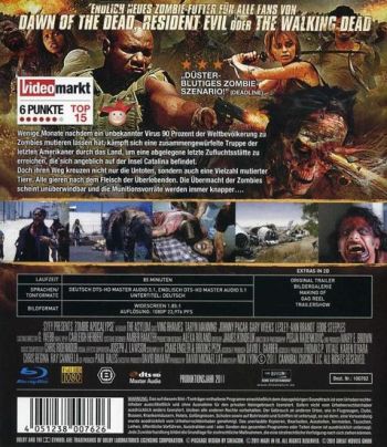 2012 Zombie Apocalypse 3D (3D blu-ray)