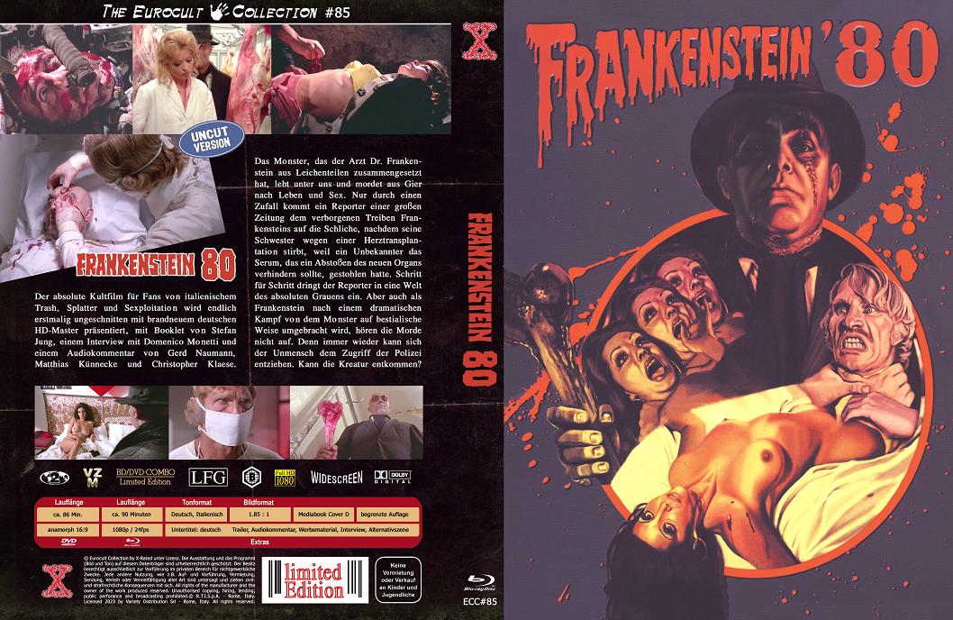 Frankenstein 80 - Uncut Eurocult Mediabook Collection  (DVD+blu-ray) (D)