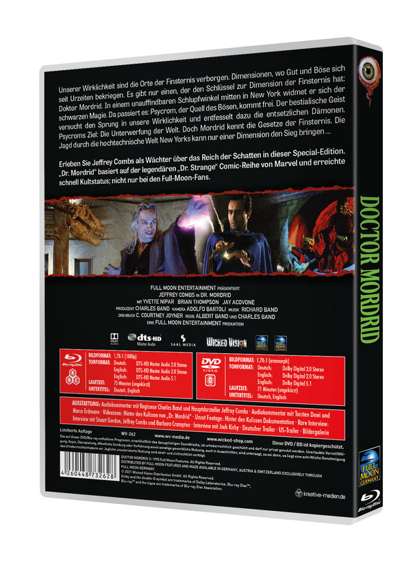 Doctor Mordrid - Master of the Unknown - Uncut Edition (DVD+blu-ray)