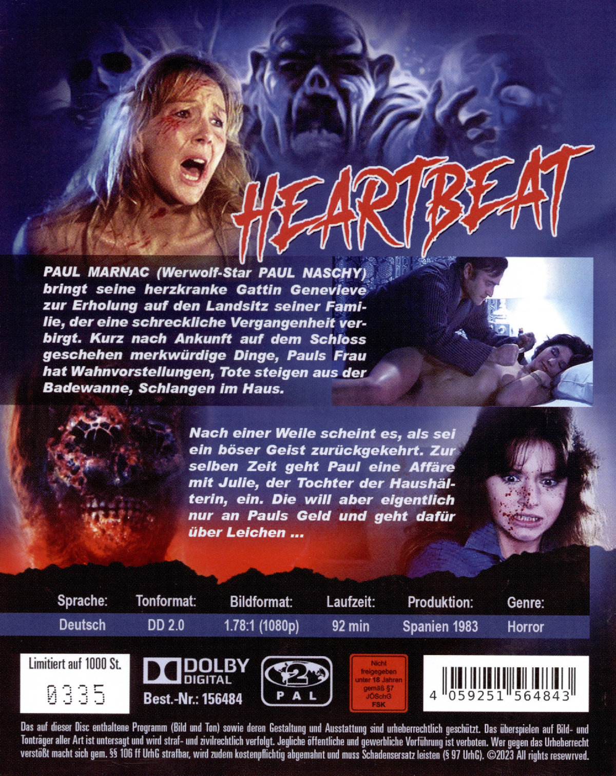Heartbeat - Paul Nashy - Uncut Edition (blu-ray)