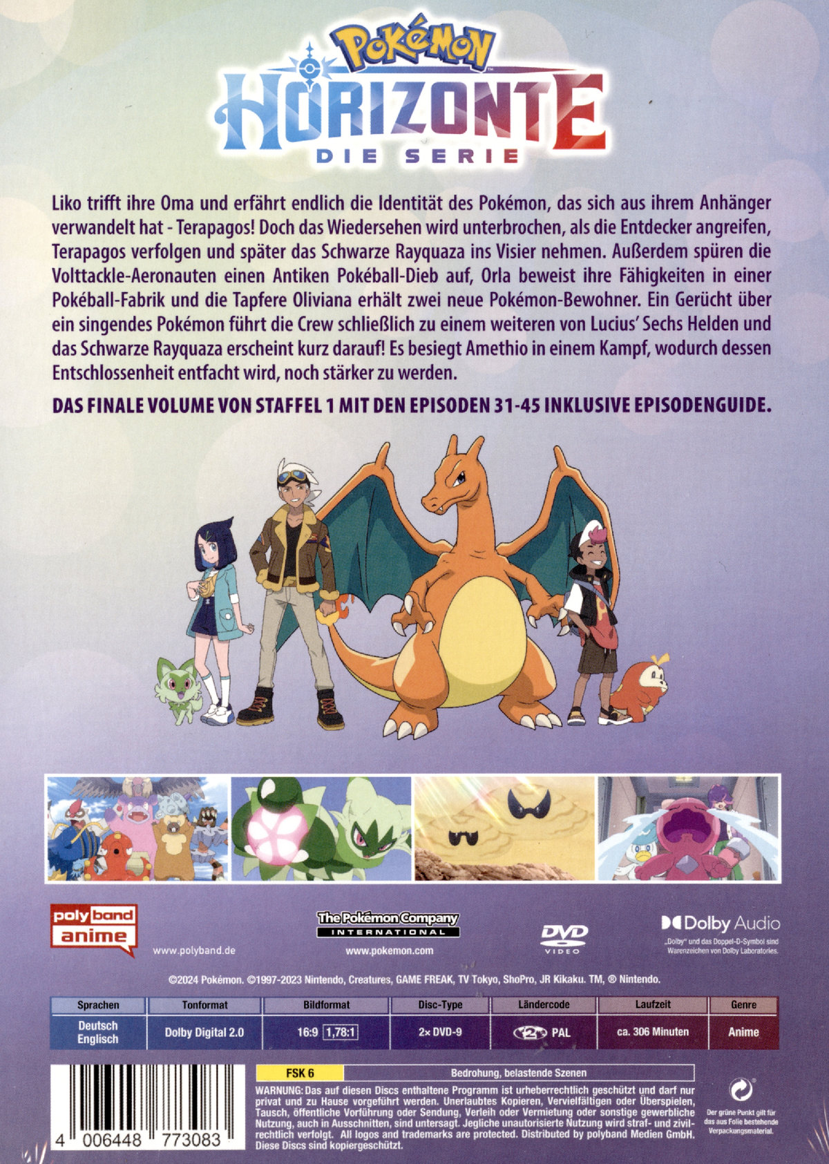 Pokémon Horizonte - Volume 3  [2 DVDs]  (DVD)