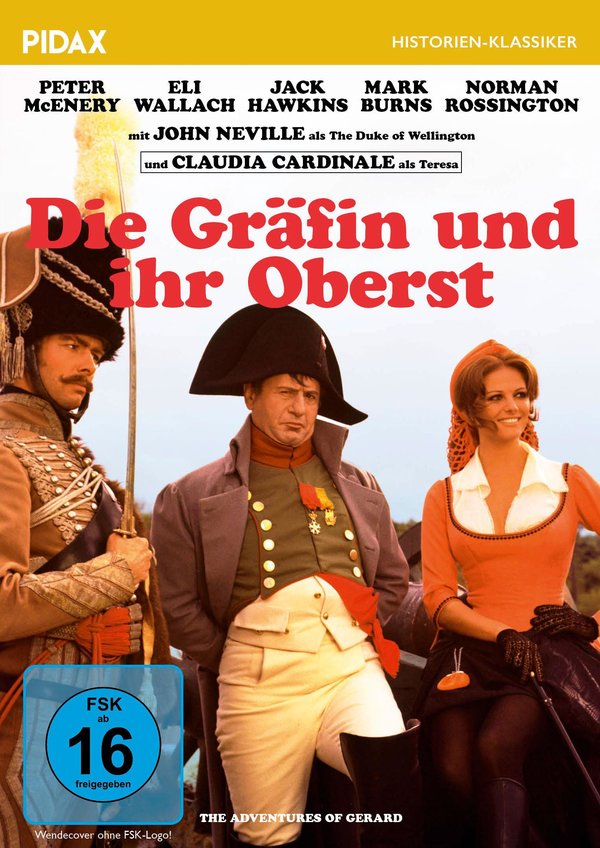 Die Gräfin und ihr Oberst (The Adventures of Gerard) / Starbesetzte Historienverfilmung der „Brigadier Gerard“-Erzählungen von Sir Arthur Conan Doyle (Pidax Historien-Klassiker)  (DVD)