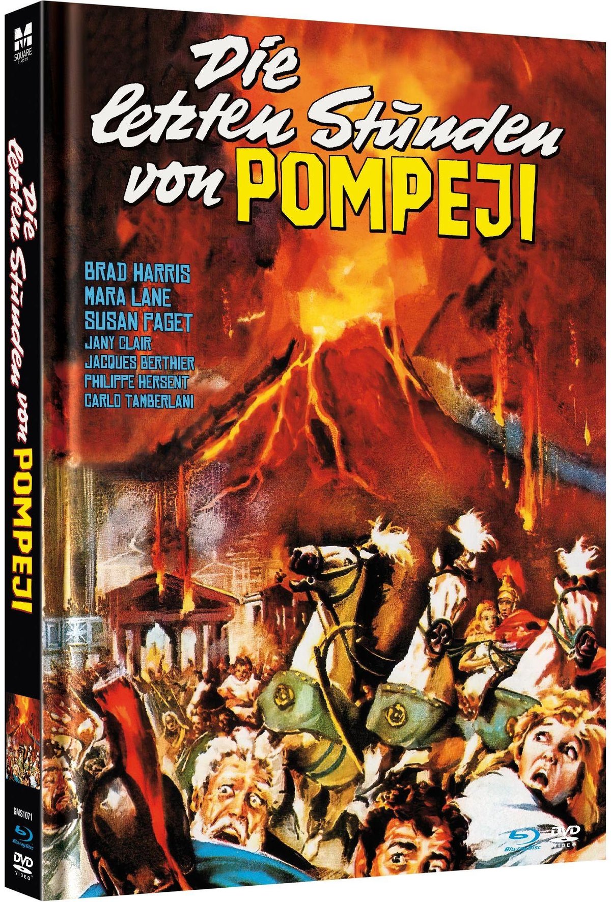 Die letzten Stunden von Pompeji - Uncut Extended Mediabook Edition  (DVD+blu-ray)