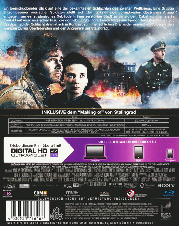 Stalingrad (blu-ray)