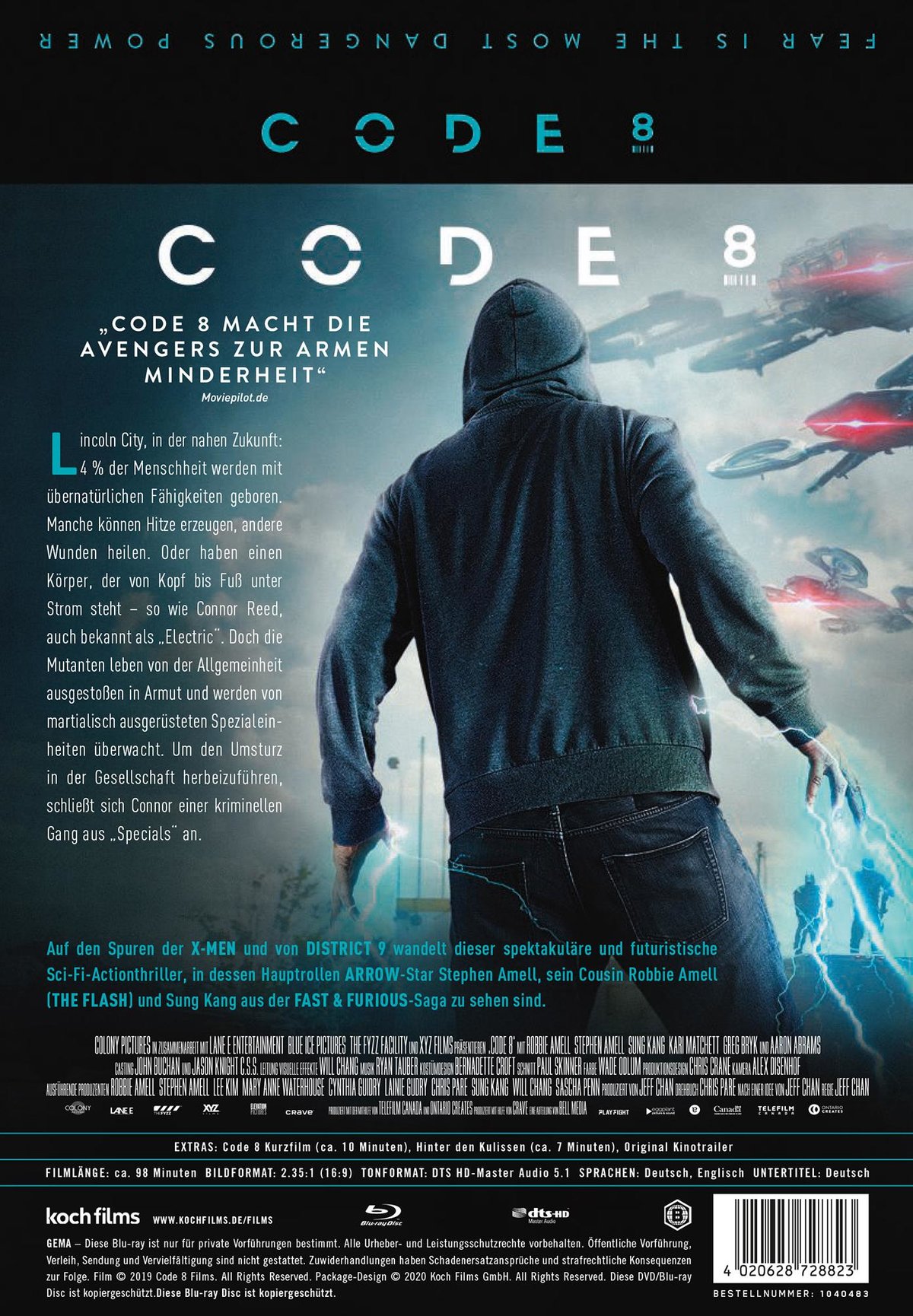 Code 8 - Limited Steelbook Edition (blu-ray)