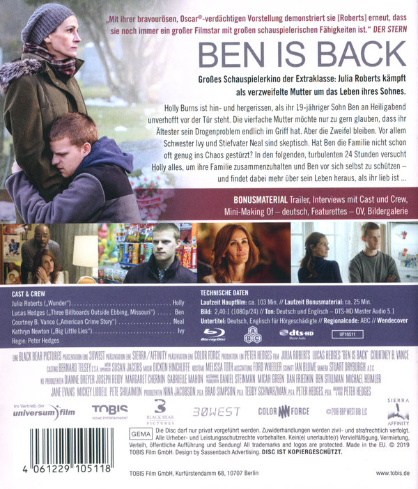 Ben is Back (blu-ray)